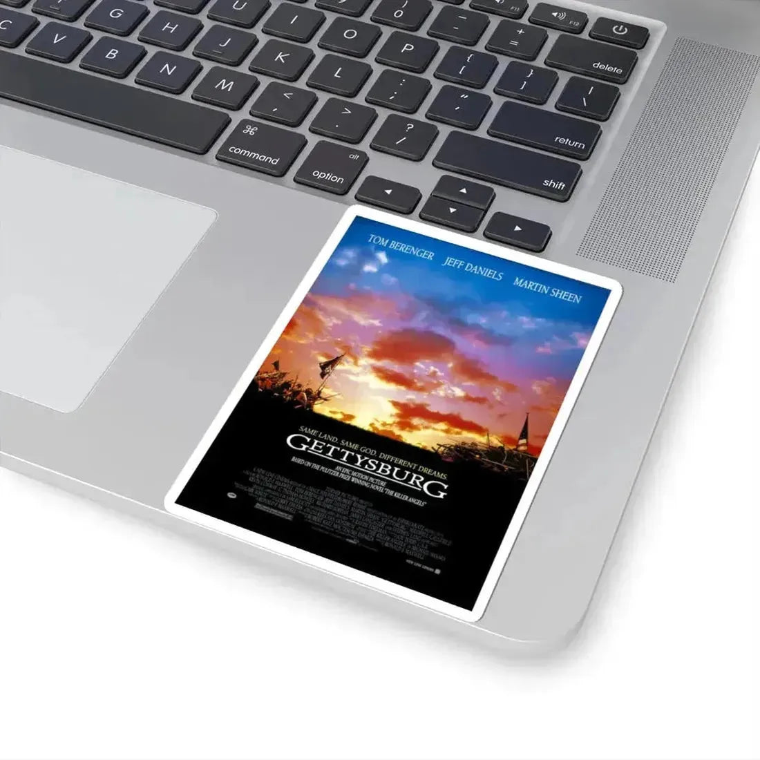 Gettysburg 1993 Movie Poster - STICKER Vinyl Kiss-Cut Decal - The Sticker Space