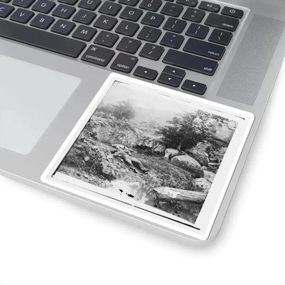 Gettysburg, Pa. Dead Confederate Soldiers in the  Slaughter Pen  at the Foot of Little Round Top (U.S. Civil War) STICKER Vinyl Kiss-Cut Decal - The Sticker Space