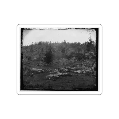Gettysburg, Pa. View Of Little Round Top (U.S. Civil War) STICKER Vinyl Die-Cut Decal White Die-Cut 5 Inch - The Sticker Space