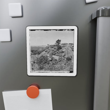 Gettysburg, Pa. Breastworks On Left Wing Of The Federal Line (U.S. Civil War) Refrigerator Magnet-The Sticker Space