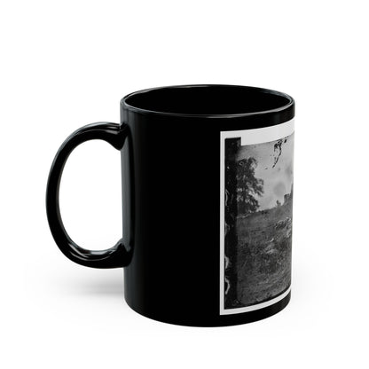 Gettysburg, Pa. Confederate Dead At The Edge Of The Rose Woods, July 5, 1863 (U.S. Civil War) Black Coffee Mug