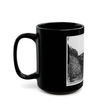 Gettysburg, Pa. Dead Confederate Soldier In Devil's Den (U.S. Civil War) Black Coffee Mug