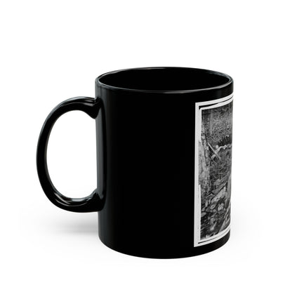 Gettysburg, Pa. Four Dead Soldiers In The Woods Near Little Round Top (U.S. Civil War) Black Coffee Mug-The Sticker Space