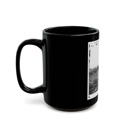 Gettysburg, Pa. Headquarters Of Gen. George G. Meade On Cemetery Ridge (U.S. Civil War) Black Coffee Mug-The Sticker Space