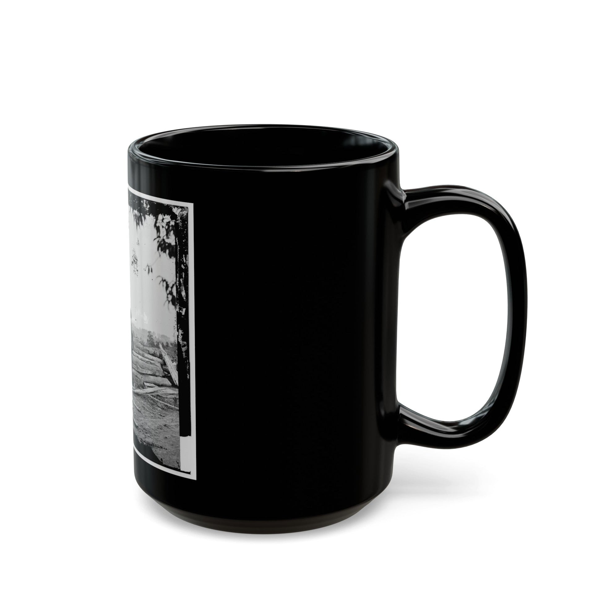 Gettysburg, Pa. Three Confederate Prisoners (U.S. Civil War) Black Coffee Mug-The Sticker Space