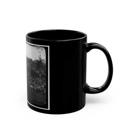 Gettysburg, Pa. View Of Little Round Top (U.S. Civil War) Black Coffee Mug-The Sticker Space