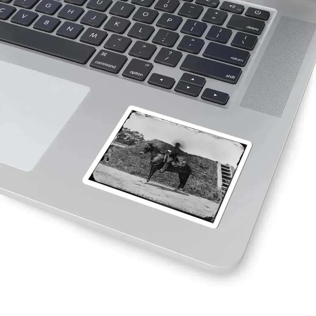 Gettysburg, Pennsylvania. Lt. Col. Samuel K. Schwenk, 50Th Pennsylvania Infantry (Seated on Horse) (U.S. Civil War) STICKER Vinyl Kiss-Cut Decal - The Sticker Space