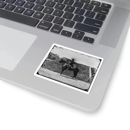 Gettysburg, Pennsylvania. Lt. Col. Samuel K. Schwenk, 50Th Pennsylvania Infantry (Seated on Horse) (U.S. Civil War) STICKER Vinyl Kiss-Cut Decal - The Sticker Space