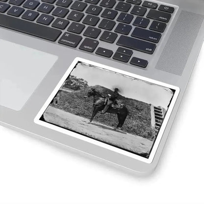 Gettysburg, Pennsylvania. Lt. Col. Samuel K. Schwenk, 50Th Pennsylvania Infantry (Seated on Horse) (U.S. Civil War) STICKER Vinyl Kiss-Cut Decal - The Sticker Space