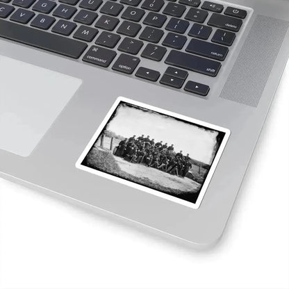 Gettysburg, Pennsylvania. Officers of 50Th Regiment Pennsylvania Infantry (U.S. Civil War) STICKER Vinyl Kiss-Cut Decal - The Sticker Space