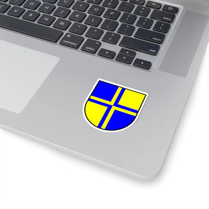 Gevierendeeld kruis (Switzerland) (Coat of Arms) STICKER Vinyl Kiss-Cut Decal - The Sticker Space