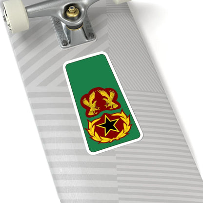 Ghana Army OF 10 (Ghana) (Military Rank) STICKER Vinyl Kiss-Cut Decal - The Sticker Space