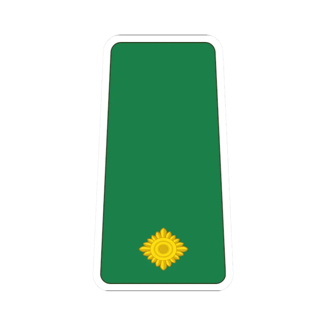 Ghana Army OF 1a (Ghana) (Military Rank) STICKER Vinyl Kiss-Cut Decal 2 Inch White - The Sticker Space