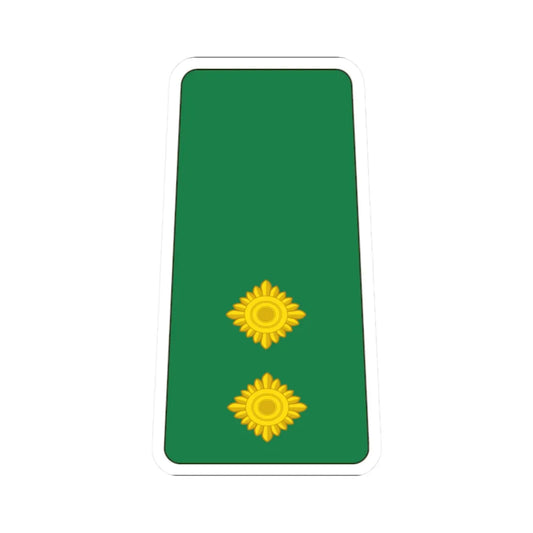 Ghana Army OF 1b (Ghana) (Military Rank) STICKER Vinyl Kiss-Cut Decal 2 Inch White - The Sticker Space