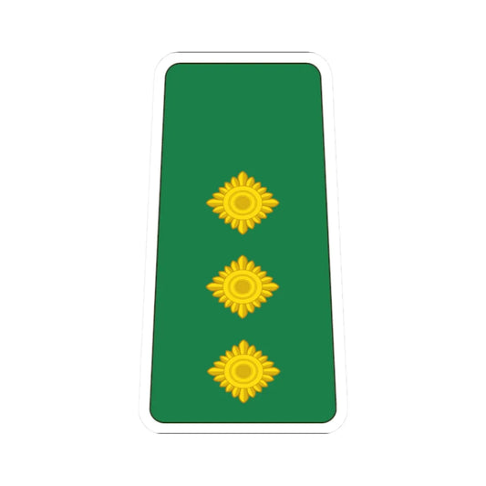 Ghana Army OF 2 (Ghana) (Military Rank) STICKER Vinyl Kiss-Cut Decal 2 Inch White - The Sticker Space