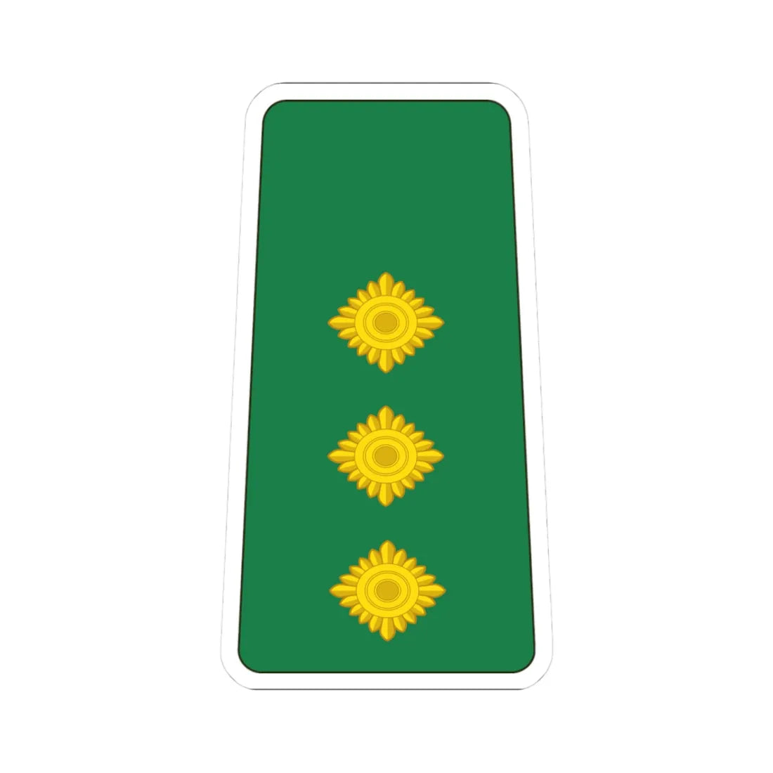 Ghana Army OF 2 (Ghana) (Military Rank) STICKER Vinyl Kiss-Cut Decal - The Sticker Space