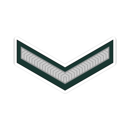 Ghana Army OR 3 (Ghana) (Military Rank) STICKER Vinyl Kiss-Cut Decal 6 Inch White - The Sticker Space