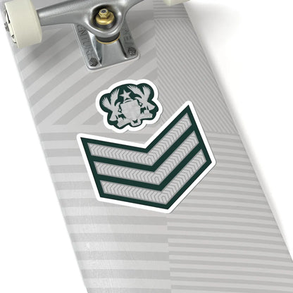 Ghana Army OR 7 (Ghana) (Military Rank) STICKER Vinyl Kiss-Cut Decal - The Sticker Space