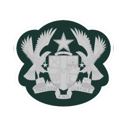 Ghana Army OR 8 (Ghana) (Military Rank) STICKER Vinyl Kiss-Cut Decal 2 Inch White - The Sticker Space
