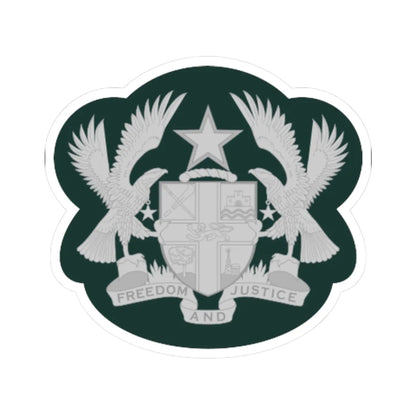 Ghana Army OR 8 (Ghana) (Military Rank) STICKER Vinyl Kiss-Cut Decal 4 Inch White - The Sticker Space