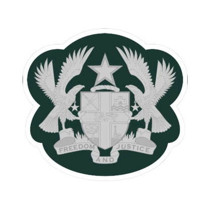 Ghana Army OR 8 (Ghana) (Military Rank) STICKER Vinyl Kiss-Cut Decal 6 Inch White - The Sticker Space