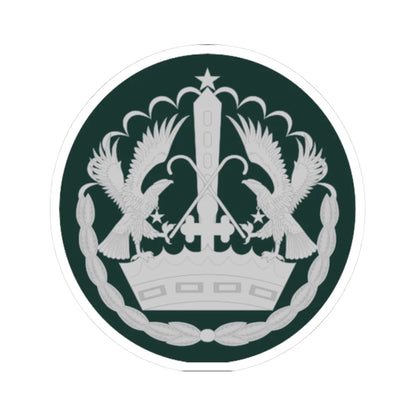 Ghana Army OR 9 (Ghana) (Military Rank) STICKER Vinyl Kiss-Cut Decal 3 Inch White - The Sticker Space