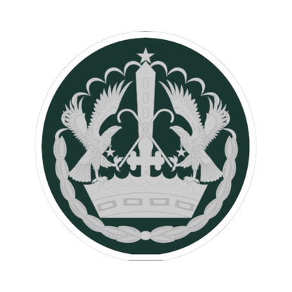 Ghana Army OR 9 (Ghana) (Military Rank) STICKER Vinyl Kiss-Cut Decal 4 Inch White - The Sticker Space