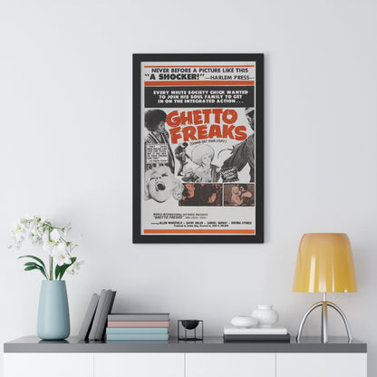 GHETTO FREAKS 1970 - Framed Movie Poster-The Sticker Space