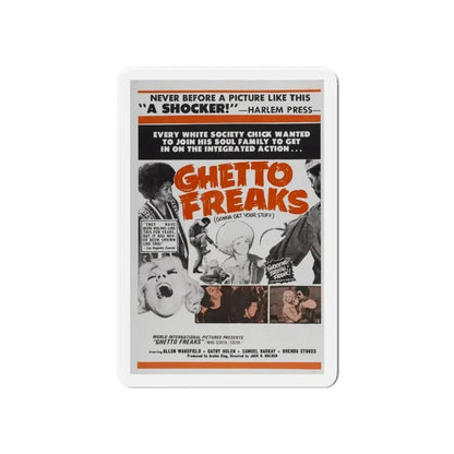 GHETTO FREAKS 1970 Movie Poster - Refrigerator Magnet - The Sticker Space