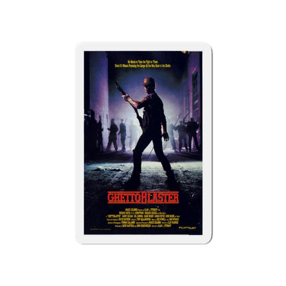 GHETTOBLASTER 1989 Movie Poster - Die-Cut Magnet-6 × 6"-The Sticker Space