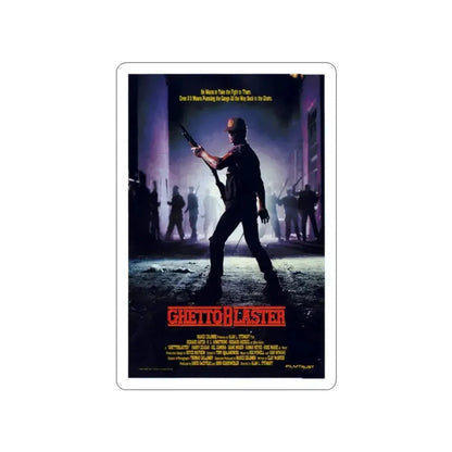 GHETTOBLASTER 1989 Movie Poster STICKER Vinyl Die-Cut Decal - The Sticker Space