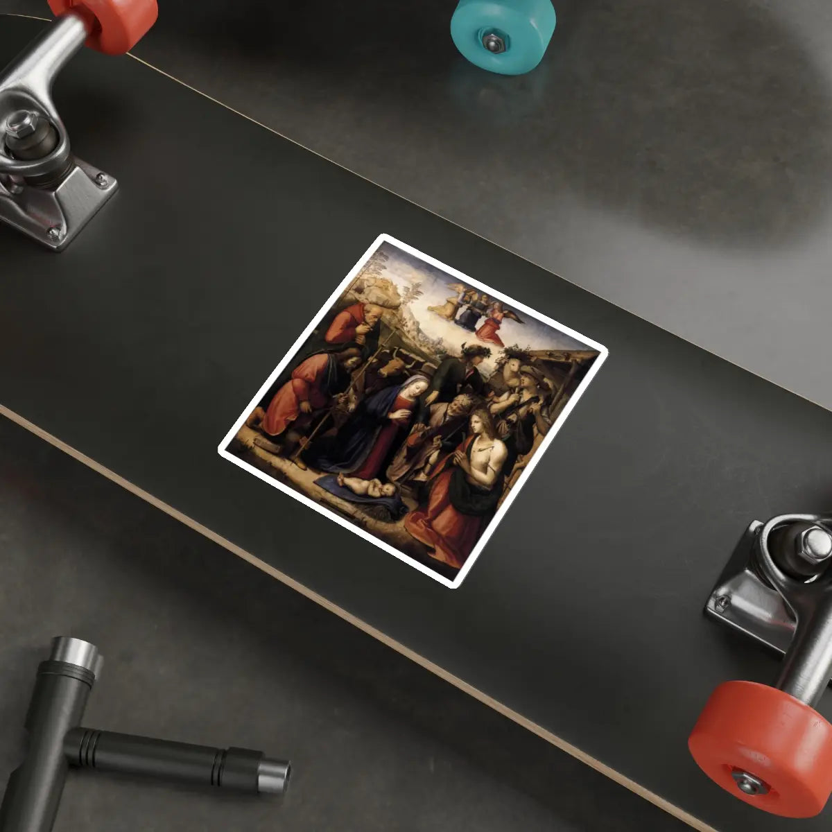 SKU:25254620513133140388 Sticker types:White Shape:Die-Cut Sizes:5" × 5"