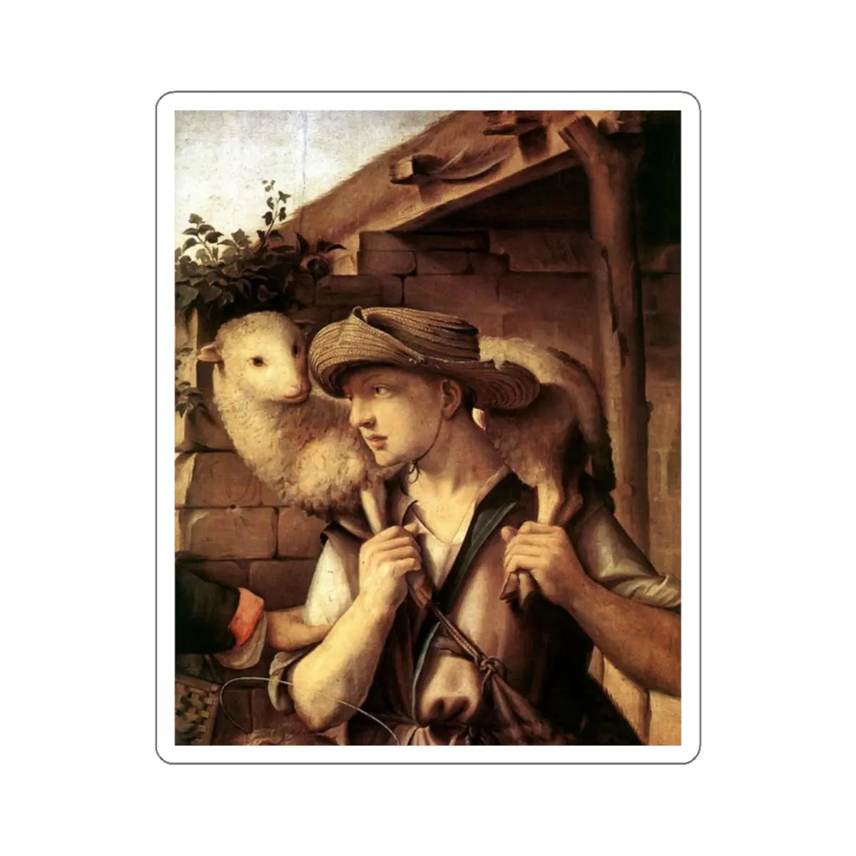 SKU:85773306714405036189 Sticker types:White Shape:Die-Cut Sizes:2" × 2"