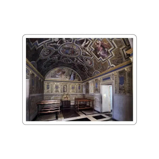 GHIRLANDAIO, Ridolfo - Cappella dei Priori (Artwork) STICKER Vinyl Die-Cut Decal White Die-Cut 2 Inch - The Sticker Space