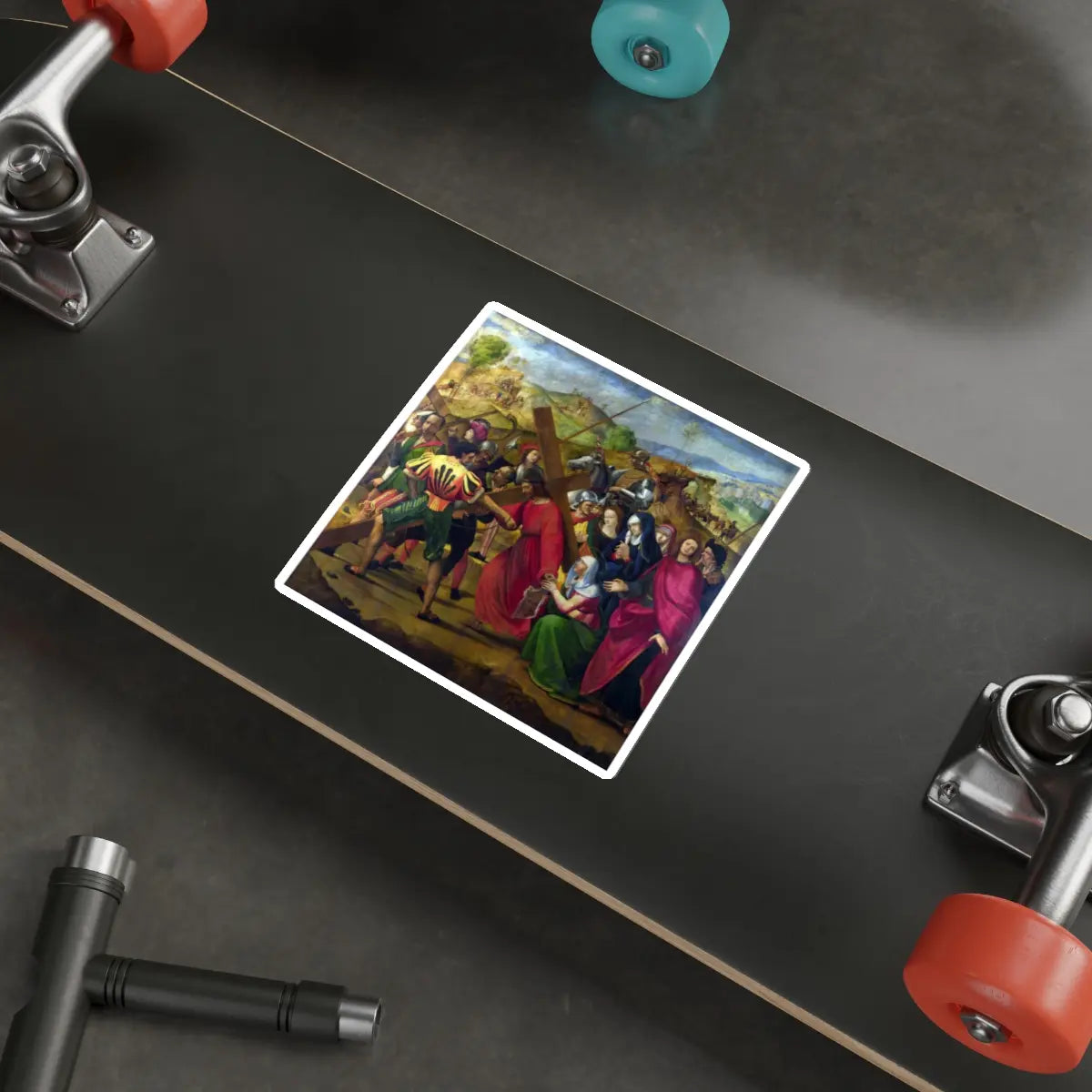 SKU:23751539161198415466 Sticker types:White Shape:Die-Cut Sizes:5" × 5"