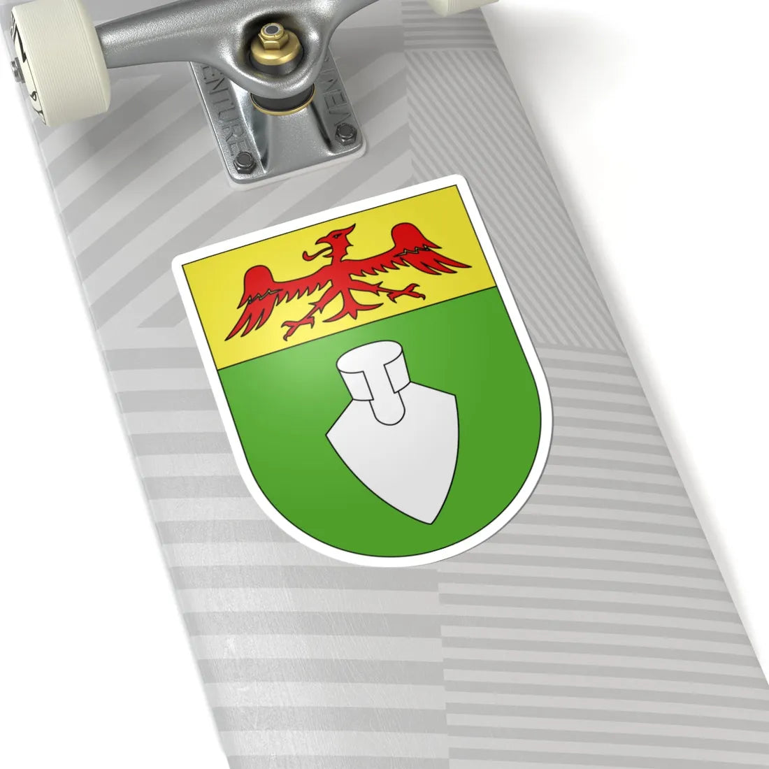 Ghirone-coat of arms (Switzerland) (Coat of Arms) STICKER Vinyl Kiss-Cut Decal - The Sticker Space