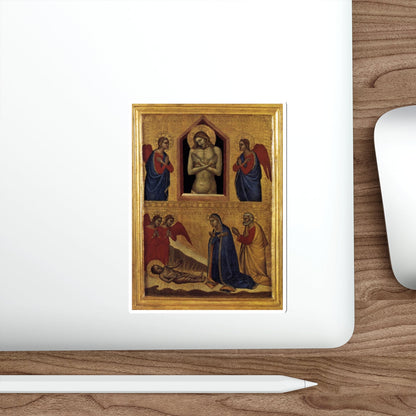 GHISSI, Francescuccio - The Dead Christ and the Adoration of the Infant Jesus (Artwork) STICKER Vinyl Die-Cut Decal-The Sticker Space