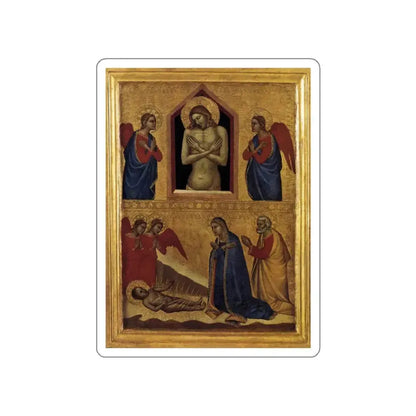 GHISSI, Francescuccio - The Dead Christ and the Adoration of the Infant Jesus (Artwork) STICKER Vinyl Die-Cut Decal White Die-Cut 3 Inch - The Sticker Space