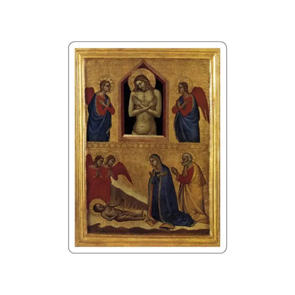 GHISSI, Francescuccio - The Dead Christ and the Adoration of the Infant Jesus (Artwork) STICKER Vinyl Die-Cut Decal White Die-Cut 4 Inch - The Sticker Space