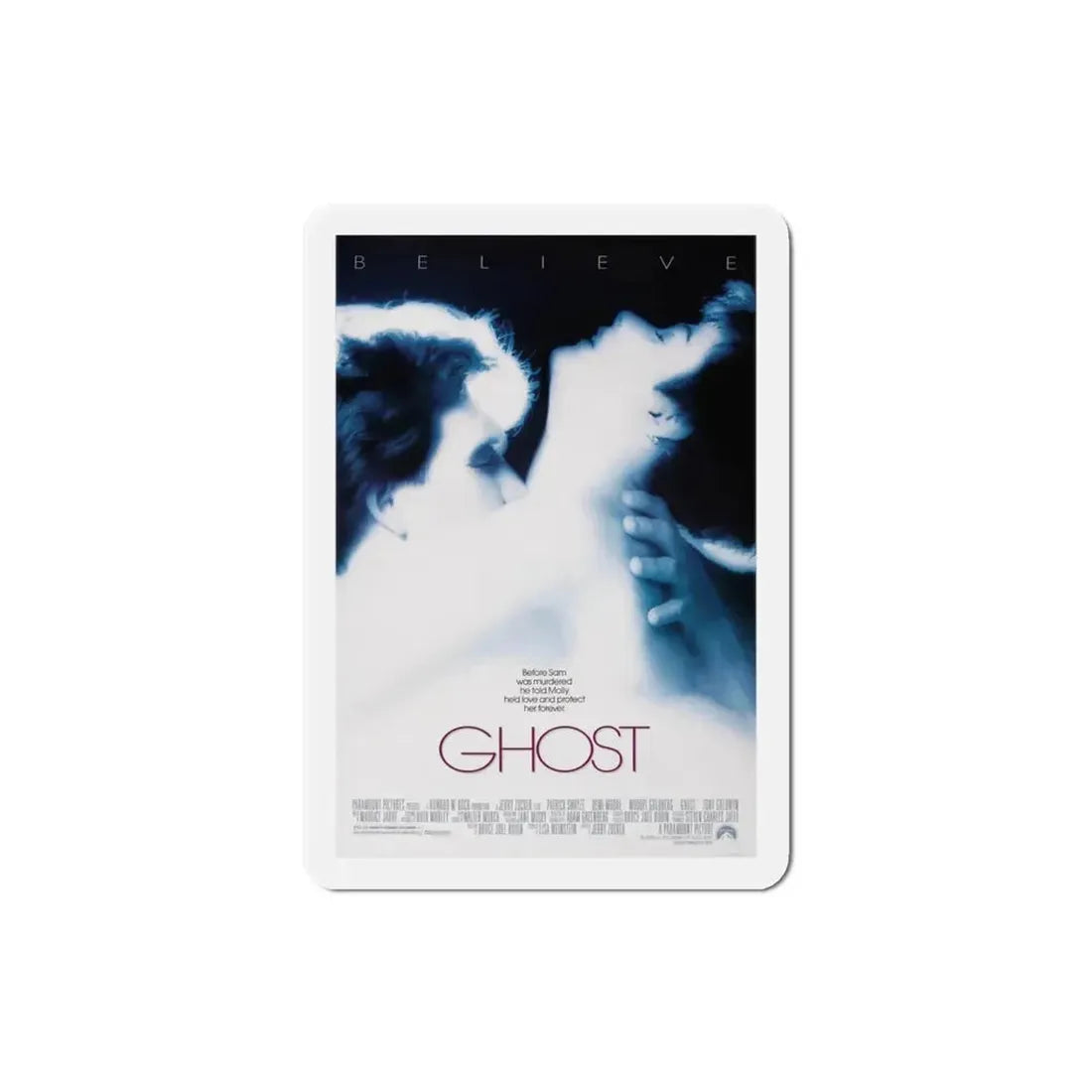 Ghost 1990 Movie Poster Refrigerator Magnet - The Sticker Space