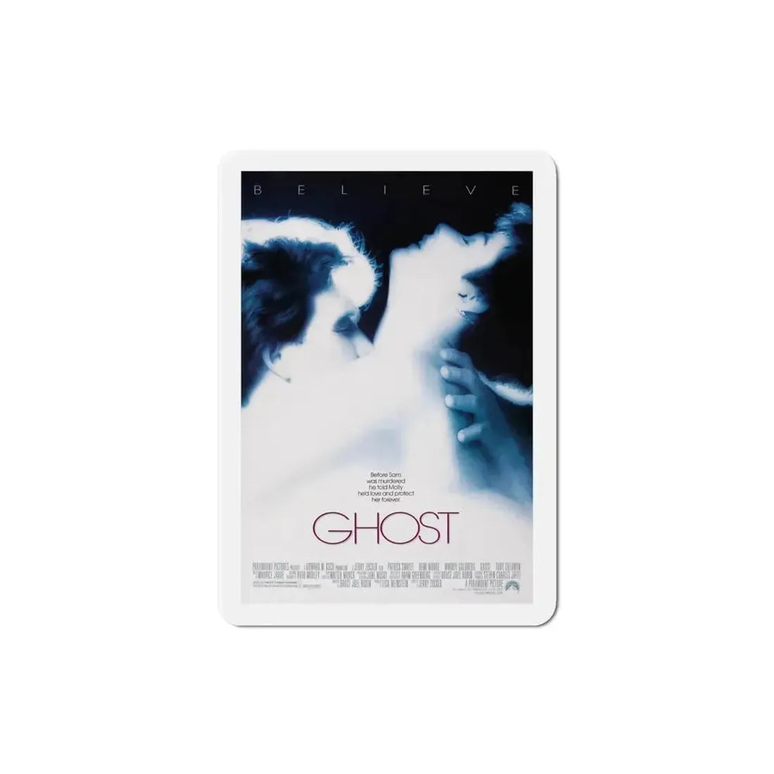 Ghost 1990 Movie Poster Refrigerator Magnet - The Sticker Space