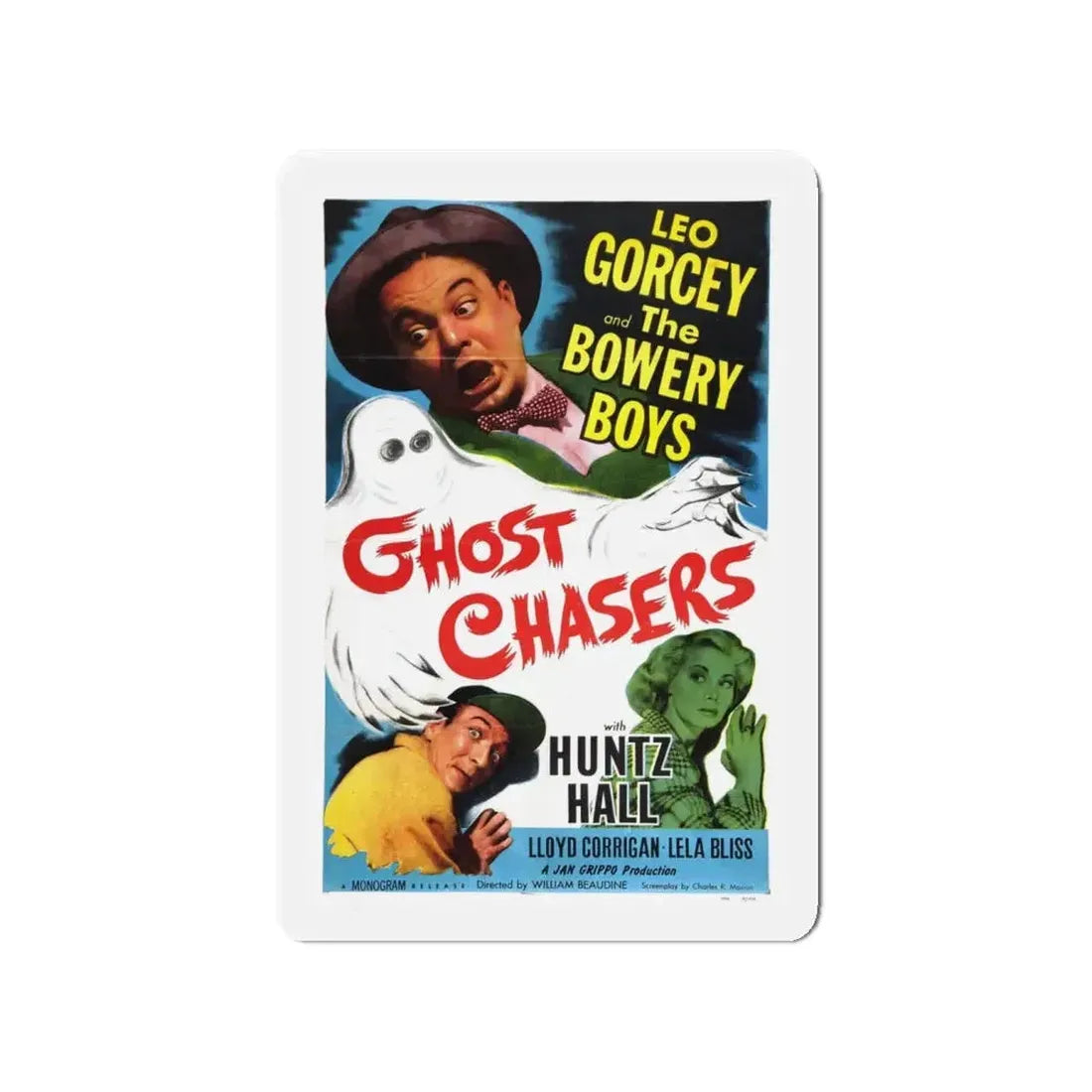 GHOST CHASERS 1951 Movie Poster - Refrigerator Magnet - The Sticker Space