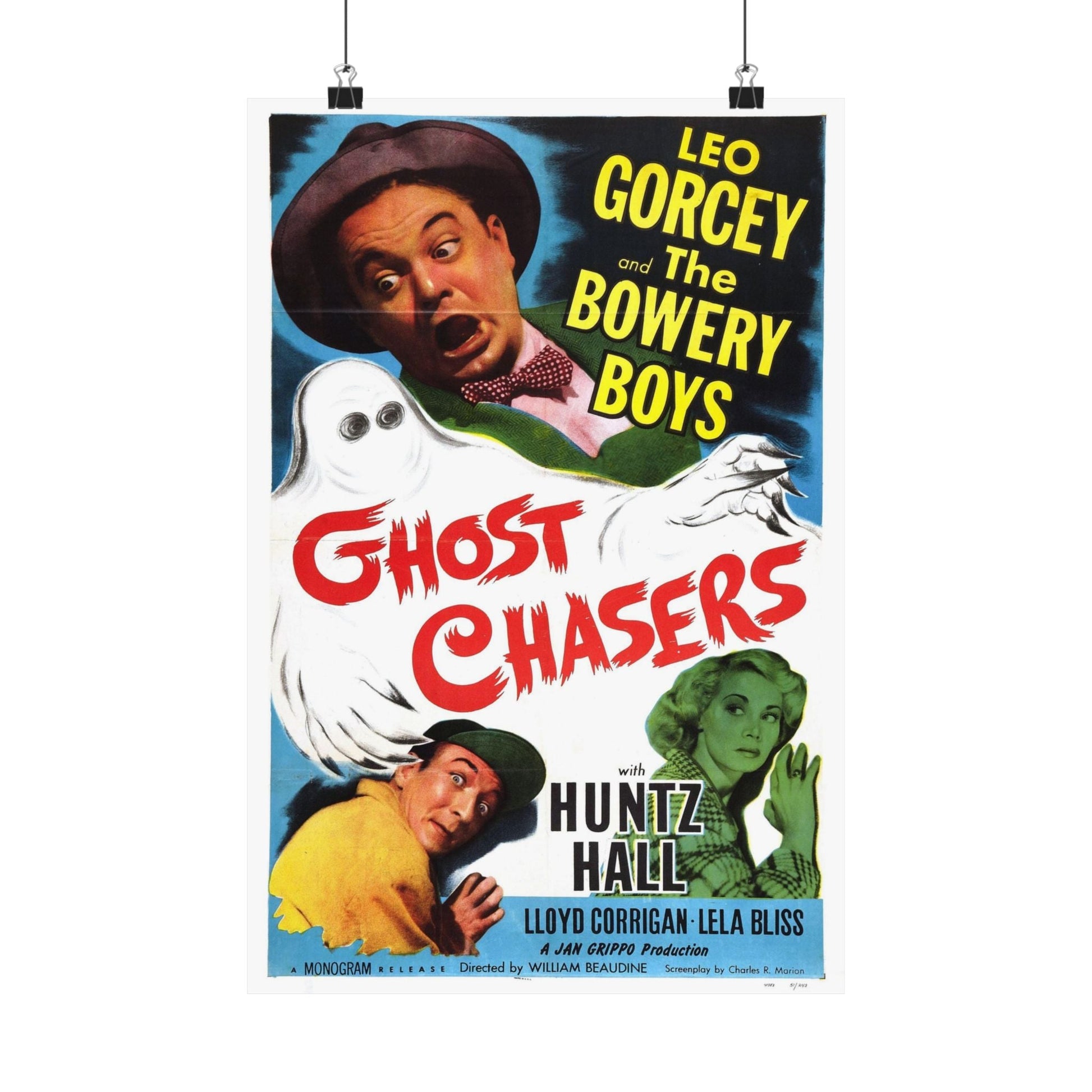 GHOST CHASERS 1951 - Paper Movie Poster-12″ x 18″-The Sticker Space