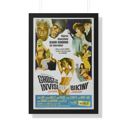 GHOST IN THE INVISIBLE BIKINI 1966 - Framed Movie Poster - The Sticker Space