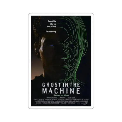 Ghost in the Machine 1993 Movie Poster - STICKER Vinyl Kiss-Cut Decal 6 Inch White - The Sticker Space