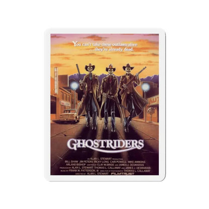 GHOST RIDERS 1987 Movie Poster - Refrigerator Magnet 2 Inch - The Sticker Space