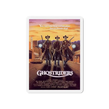 GHOST RIDERS 1987 Movie Poster - Refrigerator Magnet - The Sticker Space