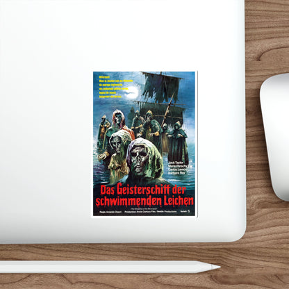 GHOST SHIPS OF THE BLIND DEAD (THE GHOST GALLEON) (GERMAN) 1974 Movie Poster STICKER Vinyl Die-Cut Decal-The Sticker Space