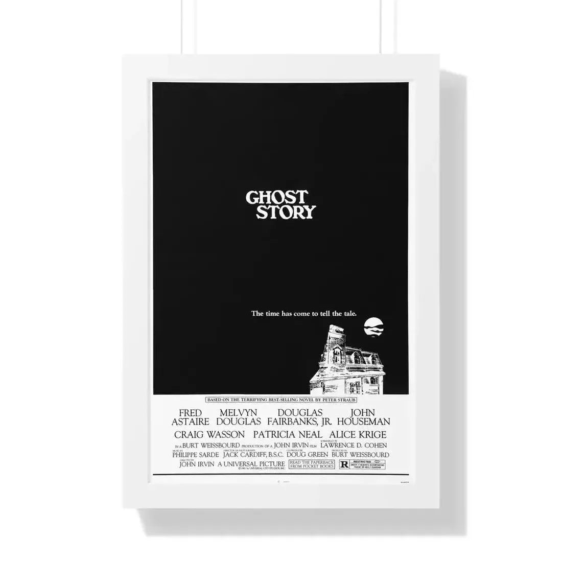 GHOST STORY 1981 - Framed Movie Poster 16″ x 24″ White - The Sticker Space