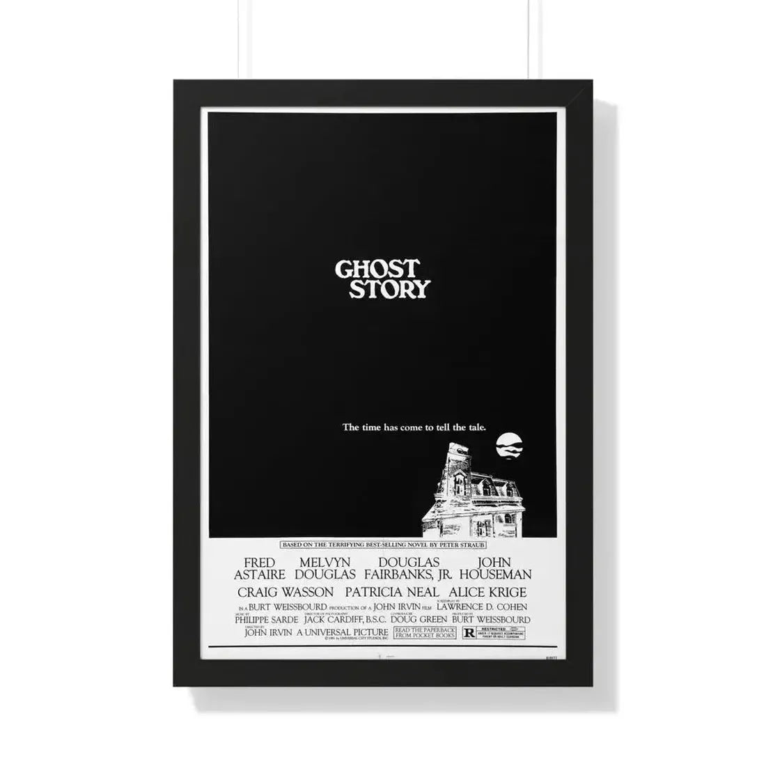 GHOST STORY 1981 - Framed Movie Poster 20" x 30" Black - The Sticker Space